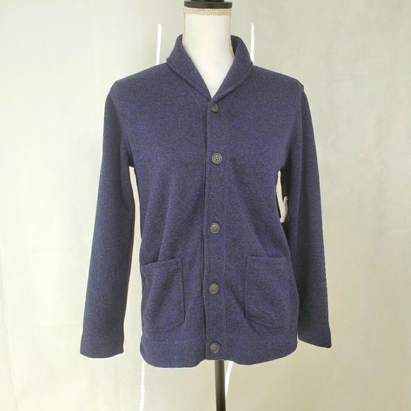 *Sold* Old Navy Boys Blue Button Up Collared SweaterXL - Picture 1 of 8